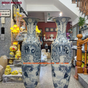 Lộc bình Phúc Đức men rạn